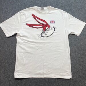 Lot29 Bugs Bunny TShirt Sz XXL Mens White Streetwear Looney Tunes UK Flag 2006‎